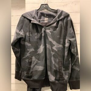 All In Motion Camo Zip Up Hoodie and Camo cargo pants  set